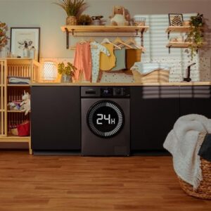 Cecotec Lavatrice Carica Frontale 10 Kg Bolero Dresscode 10410 Inverter Steel A. con funzioni di sterilizzazione a vapore e motore Inverter Plus