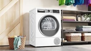 Bosch WQG245D0IT Serie 6, Asciugatrice a pompa di calore, capacità 9 kg, Auto Dry, Condensatore autopulente, Progr. Hygiene Plus