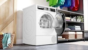 Bosch WQG245D0IT Serie 6, Asciugatrice a pompa di calore, capacità 9 kg, Auto Dry, Condensatore autopulente, Progr. Hygiene Plus