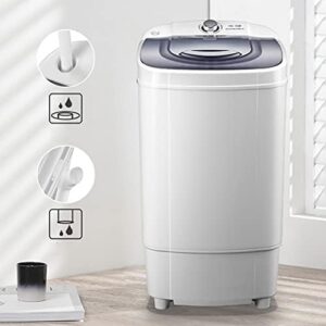 Lavatrici Lavatrice a Vasca Singola di Grande capacità da 9,8 kg, Livello dell'Acqua Regolabile, lavabiancheria compatta/centrifuga, per dormitori da Campeggio Domestici Tour con Guida autonoma (C