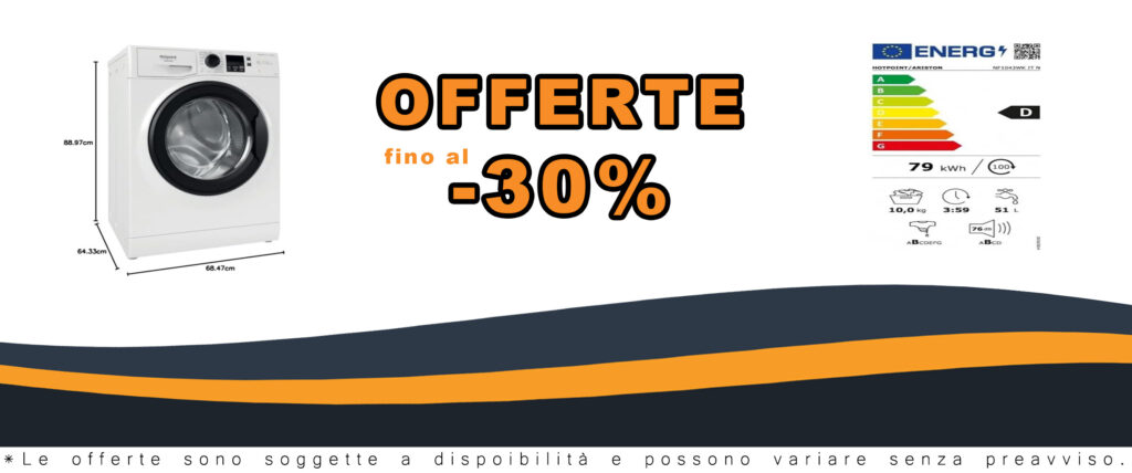 Hotpoint-Ariston Carica frontale, Lavatrice da 10 Kg, Classe A+++, 1400 giri, Vapore