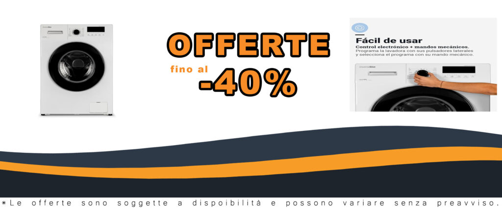 UNIVERSALBLUE Lavatrice 8kg Inverter con display | Motore silenzioso Classe A | 16 programmi di lavaggio | 1400rpm | ECO | Lavatrice | Spedizione e carica al piano incluso