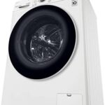LG F4WV509N0E Lavatrice a Carica Frontale 9 Kg, 1400 Giri/min, Wi-Fi, Intelligenza Artificiale AI DD, Turbo Wash, Motore Inverter Direct Drive, Oblò in Vetro Temperato, 60x85x56.5 cm - Bianco