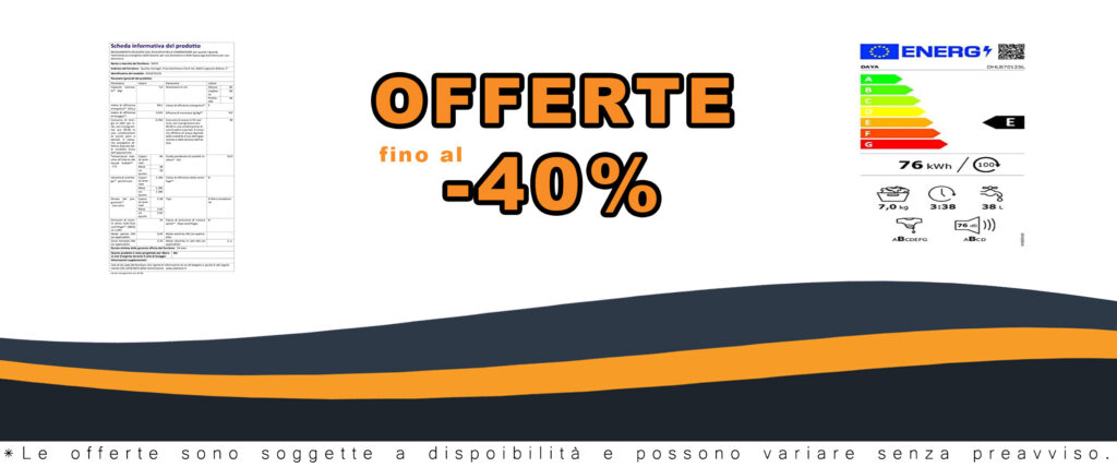 Daya Lavatrice DHLB7012SL freestanding a carica frontale, profondità slim 46 cm, 7 kg, 1200 giri, classe E, 15 programmi, esclusione centrifuga, fine programmata, cestello snowflake