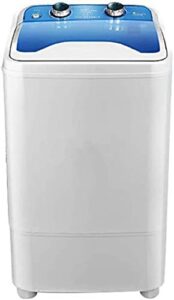 WLL-DP Lavatrice Portatile 7KG capacità Totale Lavaggio Singolo Vasca Centrifuga Disidratazione Pulizia Profonda UV Compatto per dormitori da Campeggio Appartamenti Camere,Blu