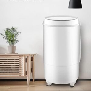 Lavatrici Lavatrice Portatile da Campeggio, Mini-Lavatrice 220V, Asciugatrice Centrifuga, Grande capacità 10KG, Antibatterico Luce Blu UV, 180W, Risparmio Energetico/Acqua, Timer, Funzionamento Facile
