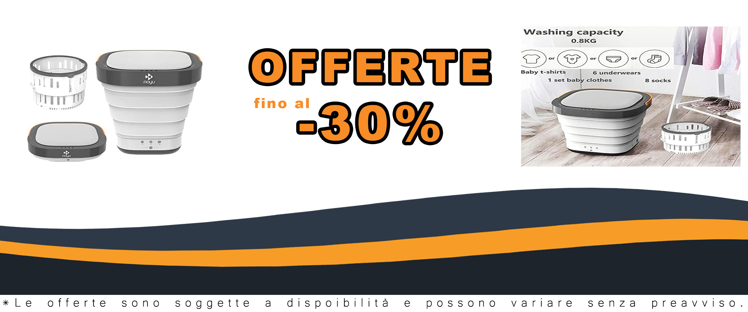 Mini lavatrice portatile pieghevole da campeggio (altezza piegata: 9.3 cm) da campeggio, viaggi, dormitori, turbo lavatrice timer regolabile a tre velocità (Gray+Essiccazione)