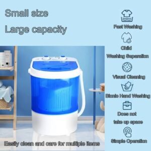 Piccola Lavatrice 31x30x45cm Compatto Ed Eco Capacità Di 4.5 Kg Lavatrice Da Campeggio Mulifunzione 2 In 1 Per Viaggi E Uso Domestico