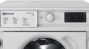 Bauknecht BI WMBG 71483E DE N - Lavatrice da incasso, 7 kg, macchie 40°, programma Turo, Energy saver, Woolmark Green, corta 30°