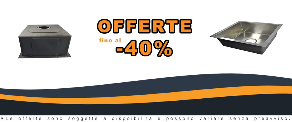 Omeere Lavello da incasso, 45 x 44 cm, in acciaio inox 304, spessore 0,8 mm, rettangolare, 1 lavabo