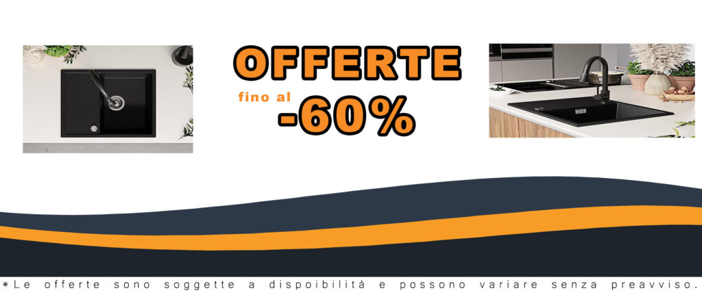 Lavello da Cucina Grafite 62x50cm, Lavandino da Cucina a 1 vasca + Sifone Classico, Lavabo da Cucina Incasso al mobile 45cm - Ibiza di Primagran