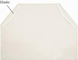 American Baby Company 10 pezzi 100% cotone percalle standard Day Care culla lenzuola ecru 58,4 x 129,5 cm