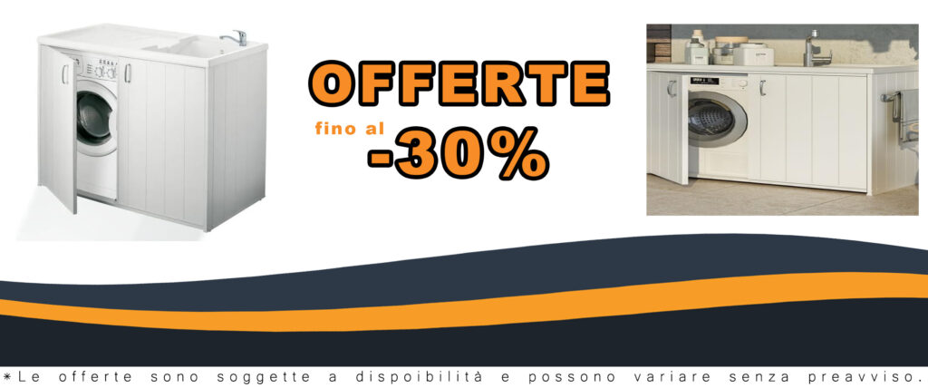 Bagno Italia Base copri lavatrice per esterno mobile coprilavatrice 109x60x92 cm bianco con lavatoio reversibile