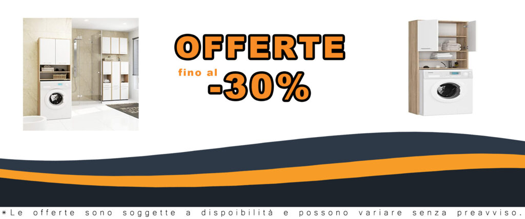 BDW Armadietto per lavatrice, 180 x 64 x 30 cm, bagno alto, mobiletto da bagno, armadio, bagno, lavatrice, rovere Sonoma/bianco