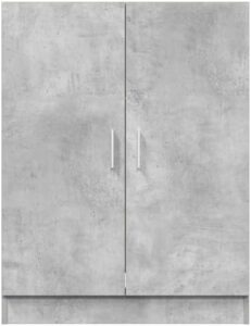 vidaXL Mobile per Lavatrice Grigio Cemento 71x71,5x91,5 cm