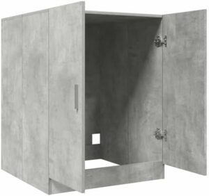vidaXL Mobile per Lavatrice Grigio Cemento 71x71,5x91,5 cm