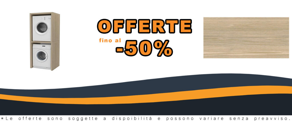VE.CA. S.r.l. - Mobile Colonna Coprilavatrice - In Legno - Mobile Lavanderia Coprilavatrice/Coprisciugatrice - Disponibile su Misura - Arredo Bagno - Colore: Rovere Rock - Made in Italy