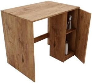 MRBLS_HOME - Armadio per lavatrice 96 x 88,5 x 66 cm (L x A x P), minimalista, moderno, adatto per asciugatrice