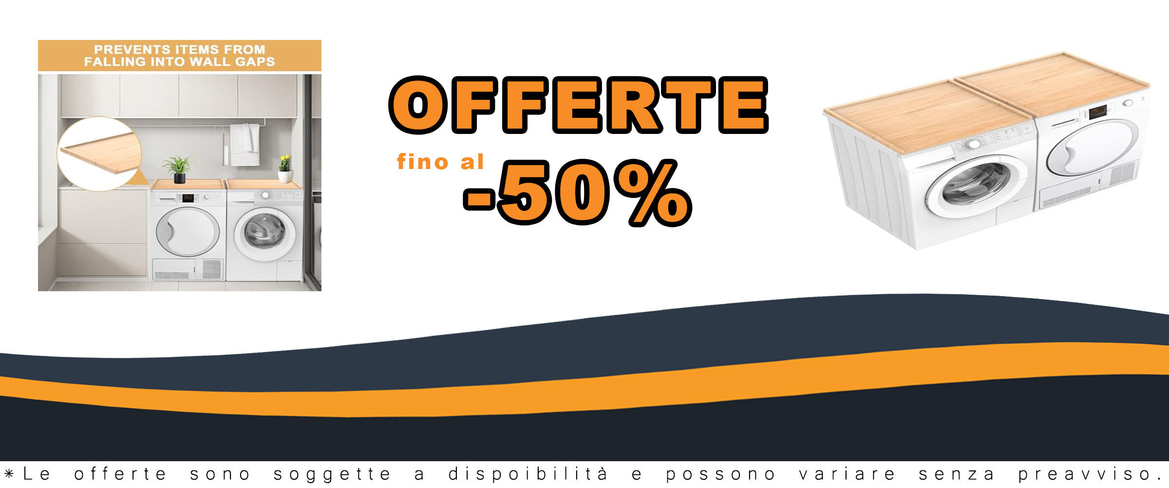 Lavatrice a secco, 135,4 cm Lx 67,3 cm W Lavatrice Dry Tablettop, Lavatrice Staccabile Asciutto Piano Lavatrice, Lavatrice in Legno e Contatore Asciutto con Ringhiera Bordo per Stoccaggio in