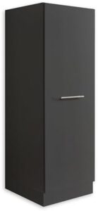 Laundreezy Armadietto per Lavatrice e Multiuso, Colore Bianco, Certificato TÜV, con Ampio Spazio, Legno ingegnerizzato, Grigio Antracite, der Größzügige-Stauraumschrank