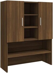 vidaXL Mobile per Lavatrice Rovere Marrone in Legno Multistrato