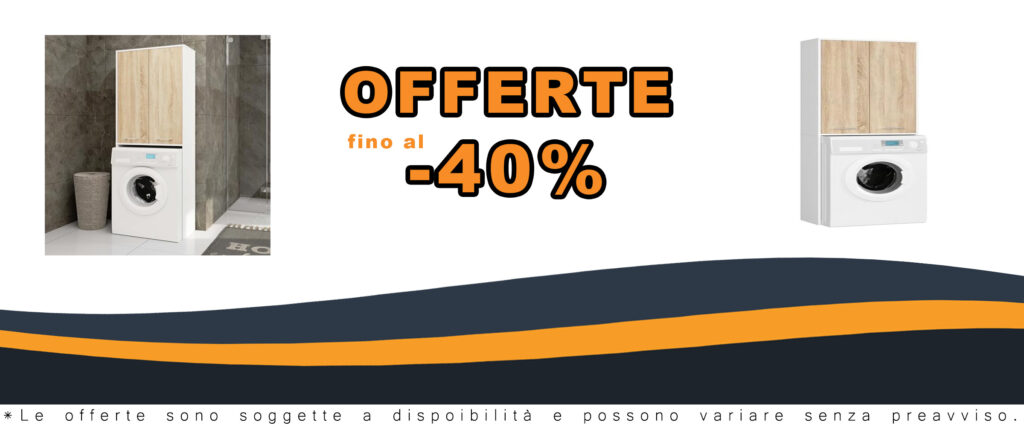 AKORD | Armadio Pensile per Lavatrice FIN 180 | Armadio di trasformazione con 2 Ante, 4 Ripiani | Archivio per bagno | Cassettiera per lavatrice | 64x180x30 cm | Bianco + Rovere Sonoma Frontale