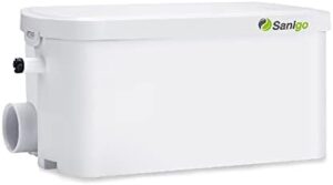 Sanigo SANI-S250C Grinder Sanitario Pompa per rifiuti silenziosa, Pompa di sollevamento Doccia dotata di due ingressi