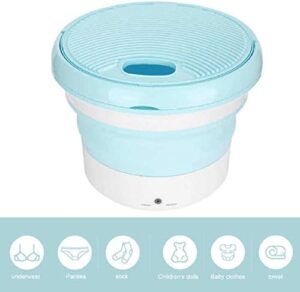 Samnuerly Mini Lavatrice Pieghevole con tecnologia a ultrasuoni e ozono, ideale per viaggi e piccoli spazi  