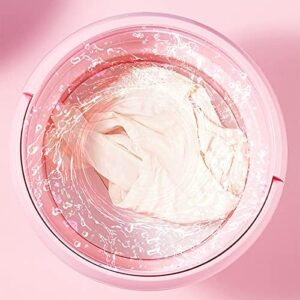 Samnuerly Mini Lavatrice Pieghevole per Beauty Blender in Blu, ideale per pulire facilmente i beauty blender in modo rapido e delicato.
