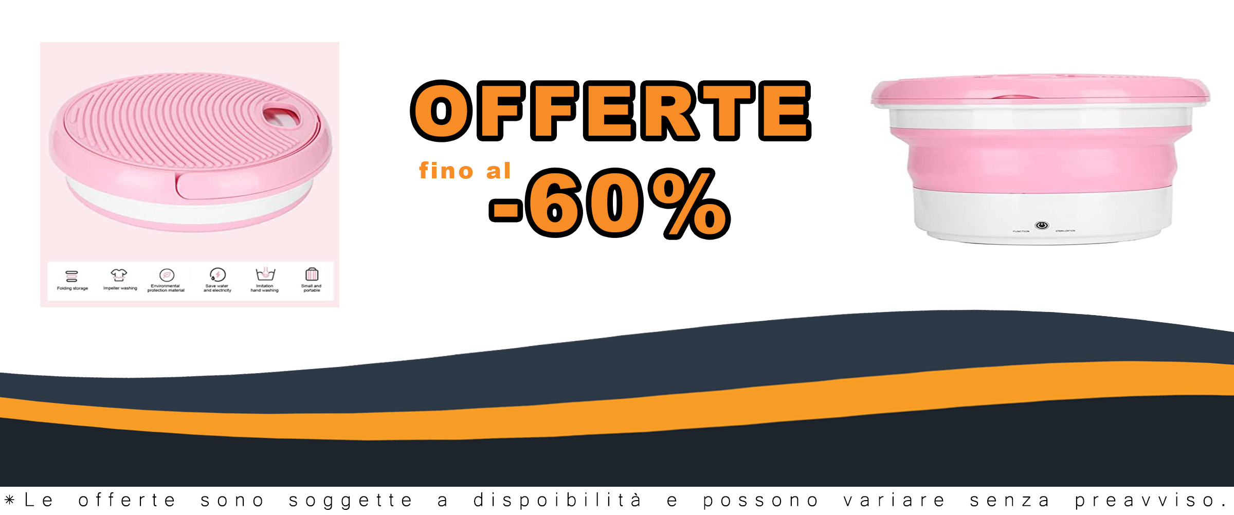 Samnuerly Mini Lavatrice Pieghevole per Scarpe 13L, Lavatrici Portatili ad ultrasuoni con ozono, colore rosa  
