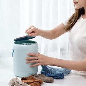 Mini Lavatrice Portatile 2.8L con luce blu, design compatto e funzionalità di centrifuga
