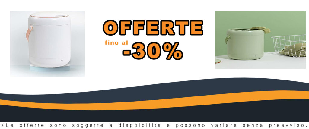 Samnuerly Lavatrice Portatile 2.8L con luce blu, compatta e ideale per biancheria intima
