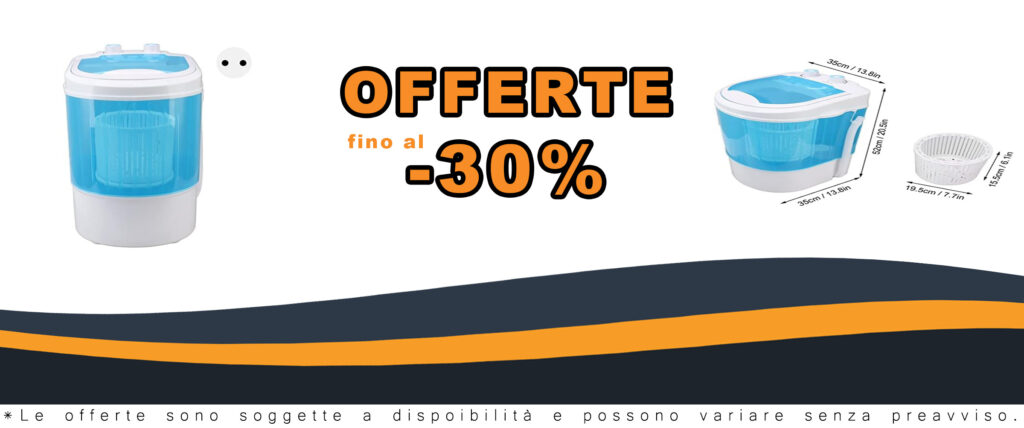 Lavatrice Portatile Mini Lavatrice 22 Litri Asciugatrice Combinata