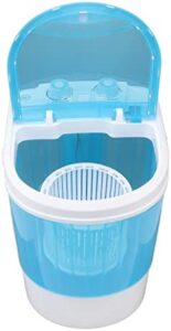 Mini lavasciuga portatile combinata con capacità 4,5 kg, ciclo di risciacquo automatico, ideale per campeggio e piccoli spazi