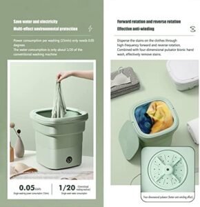 SYTH Mini Lavatrice Pieghevole, lavatrice portatile con sterilizzazione a raggi blu