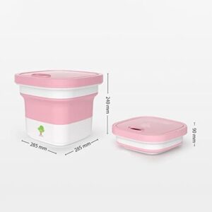 XHTONGSH Pieghevole Mini Lavatrice, ideale per il lavaggio di biancheria intima e piccoli capi delicati, compatta e portatile