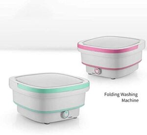BYERZ Mini Lavatrice Portatile Rosa con Maniglia e Funzione di Disinfezione Ozono