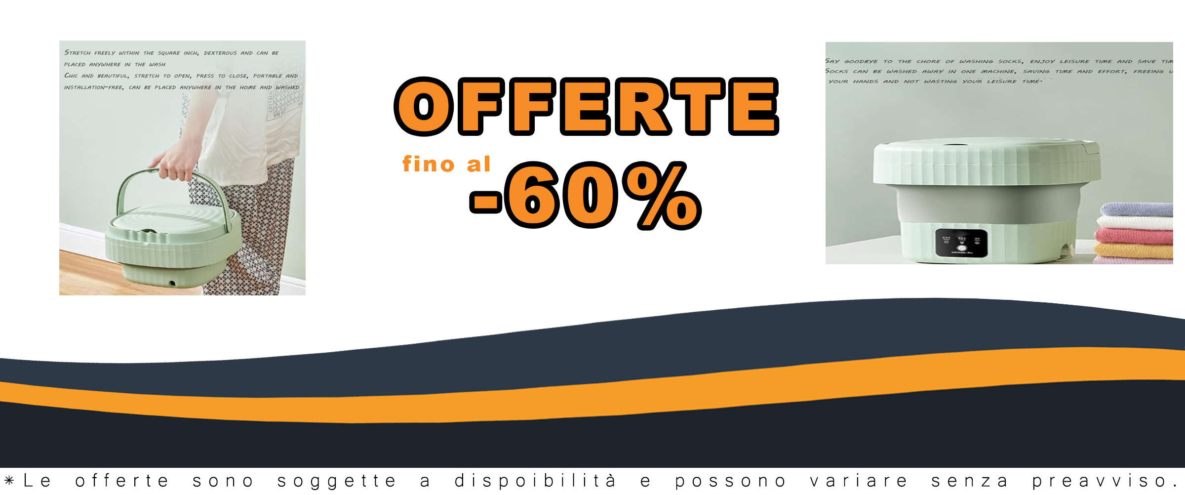 ROCKYMO Mini Lavatrice Pieghevole per Uso Domestico, Lavatrice semiautomatica per Vestiti (Orange)