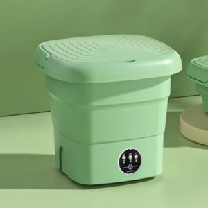 ROCKYMO Lavatrice Pieghevole Multifunzionale, mini macchina di disidratazione portatile per piccoli dormitori  