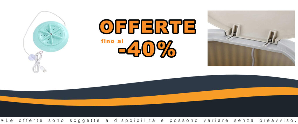 Mini lavatrice portatile SilteD con tecnologia ad ultrasuoni e alimentazione USB