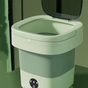 Lavatrice pieghevole ROCKYMO portatile, perfetta per studenti e piccoli spazi