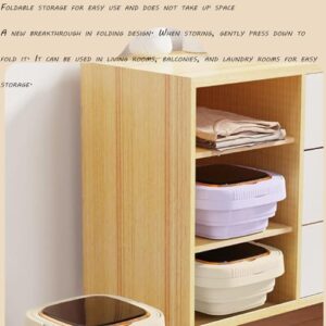 ROCKYMO Piccola Lavatrice Pieghevole, perfetta per uso domestico e portatile.  