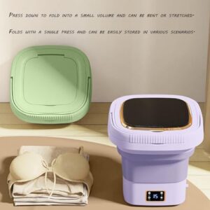 ROCKYMO Piccola Lavatrice Pieghevole, perfetta per uso domestico e portatile.  
