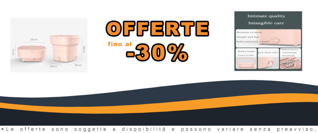 Lavatrice Portatile CASEGO Green - Design compatto e funzionalità avanzate