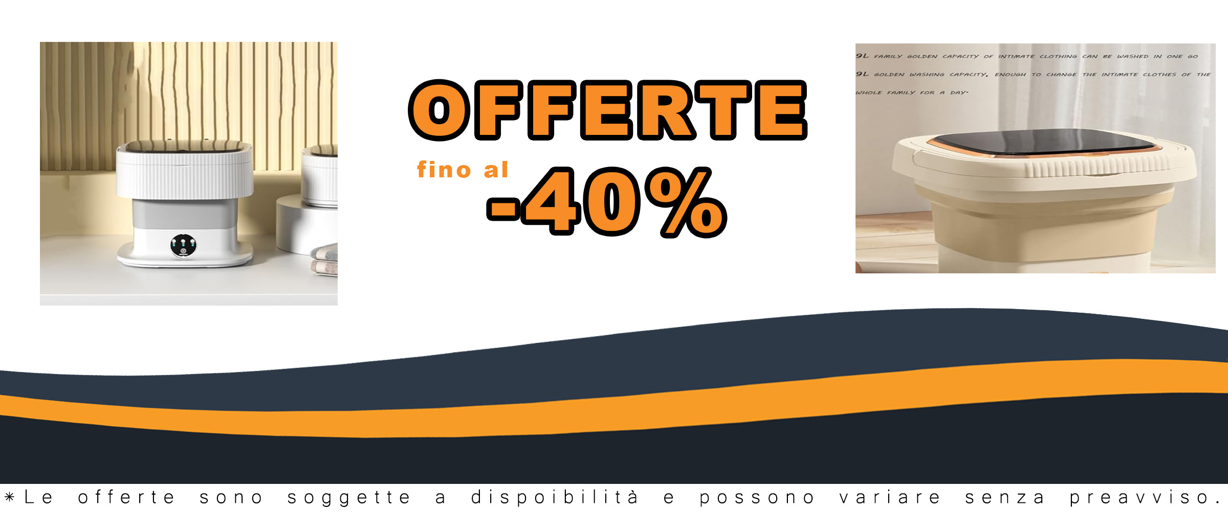 Lavatrice Pieghevole ROCKYMO, mini lavatrice compatta, perfetta per biancheria intima e uso domestico