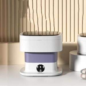 Lavatrice pieghevole ROCKYMO, mini lavatrice portatile colorata, essiccatore per biancheria intima
