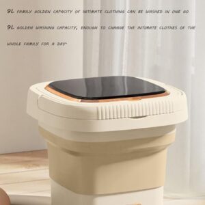 RockymO Piccola Mini Lavatrice, ideale per biancheria intima e bambini, colore viola
