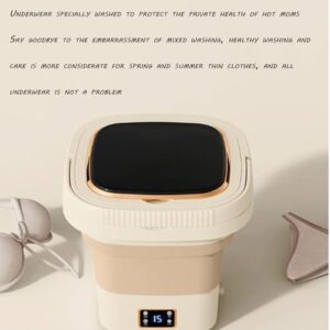 ROCKYMO Piccola Mini Lavatrice, Botte Singola per Biancheria Intima per Bambini, Lavatrice semiautomatica  