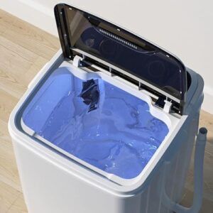 Lavatrice portatile SJKJNK 7,5 kg con luce blu UV per igienizzazione avanzata  