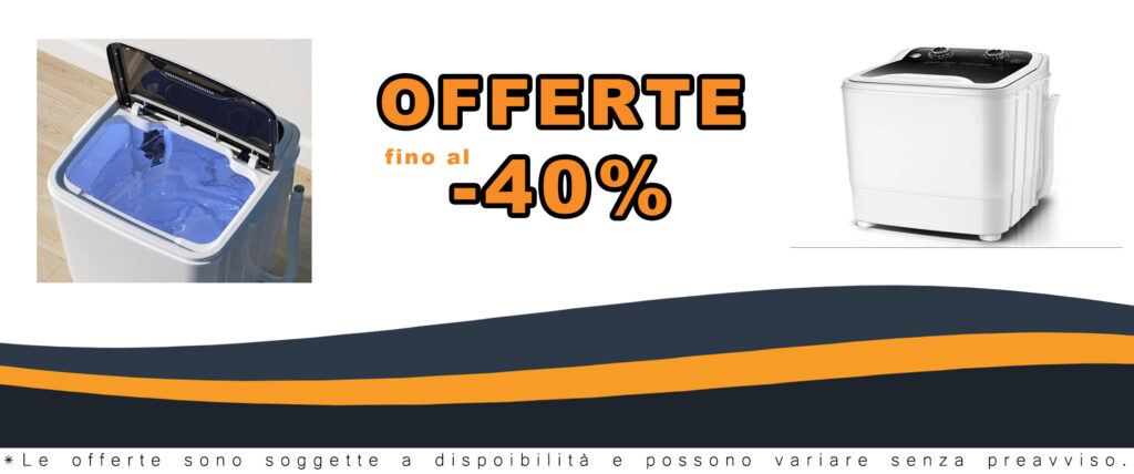 Lavatrice portatile SJKJNK 7,5 kg con luce blu UV per igienizzazione avanzata
